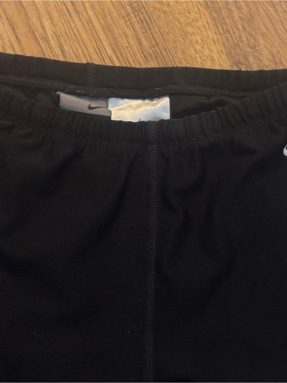 Nike XS Black Athletic Leggings with Elastic Waist